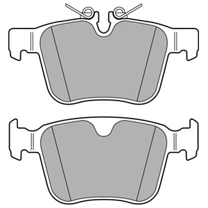 Bremseklosser sett, Bakaksel, JAGUAR,LAND ROVER,VOLVO, 31400432, 31445621, 31445622, 31471265, 31471266, 32233035, LR061385, LR090707, L