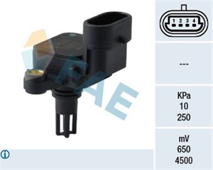 Sensor, sugerørtrykk, SAAB 9-3, 9-3 Cabriolet, 9-5, 9-5 Kombi, 55 560 162, 55 563 262, 55563262, 91 97 948, 9197948, AX-132