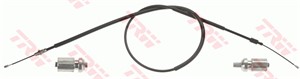 Kabel, parkeringsbremse, Bak, Høyre bak, Høyre, CITROËN,PEUGEOT, 4745 X3, 4745 Y1