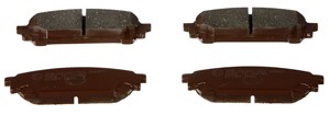 Bremseklosser sett, Bakaksel, SUBARU FORESTER, IMPREZA Kombi, IMPREZA Sedan, 26696FE040, 26696FE050