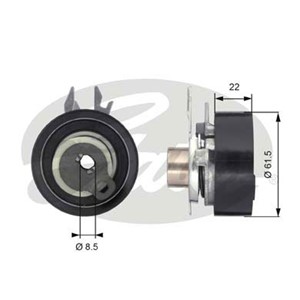 Strammerull, tannrem, SEAT CORDOBA, IBIZA II, VW FOX Halvkombi, GOL V, POLO Sedan IV, 030109243L, 030109243M, 030109243Q