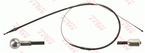 Kabel, parkeringsbremse, Bak, SKODA ROOMSTER, ROOMSTER Praktik, 6Q7 609 721 C, 6Q7 609 721 E