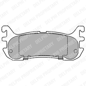 Bremseklosser sett, Bakaksel, MAZDA MX-5 I, MX-5 II, N0Y62648Z, N0Y62648ZA, N0Y82643ZA, NAY52643Z, NAY52643ZA, NAY5-26-43ZB, NAY52648Z,