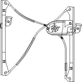 Vindusheis, Foran venstre, VW POLO III, 6N4 837 401