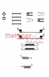 Tilbehørsett, bremsesko, Bakaksel, FIAT 500, 500 C, PANDA, PUNTO, FORD KA, 7550838