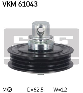 Strammerull, kilerem med ribber, TOYOTA PRIUS Liftback, PRIUS Sedan, 16630-21020