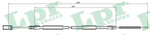 Kabel, parkeringsbremse, Venstre, RENAULT ESPACE I, ESPACE II, 6025002627