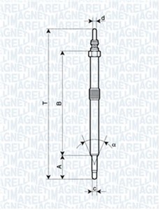 Glødeplugg, NISSAN,OPEL,RENAULT,VAUXHALL, 11065-00Q0A, 11065-00QAB, 11065-00QAE, 12 14 080, 44 30 069, 44 30 920, 45 06 155, 7700103674,