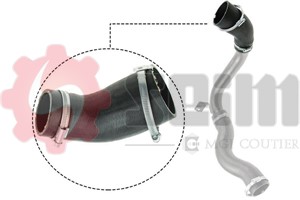 Ladeluftslange, FORD GALAXY II, MONDEO IV, MONDEO Sedan IV, MONDEO Turnier IV, S-MAX, 1596810, 1739024, 8G916K683AB, 8G916K683AC, AG916K