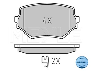 Bremseklosser sett, Framaksel, SUZUKI GRAND VITARA I, GRAND VITARA Terrängbil öppen I, VITARA, VITARA Cabrio, 55200-65D10, 55200-65D11,