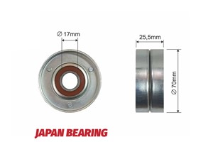 Strammerull, kilerem med ribber, HONDA,OPEL,VAUXHALL, 62 04 663, 98005564