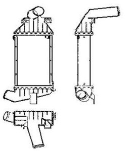 Ladeluftkjøler, OPEL ASTRA G Halvkombi, ASTRA G Kombi, ASTRA G Sedan, ASTRA G Skåp / kombi, VAUXHALL ASTRA Mk IV, 1300405, 17048-SMG-E00