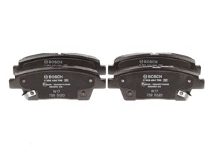 Bremseklosser sett, Bakaksel, HYUNDAI GENESIS, 58302 3MA30, 583023MA30