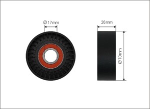 Strammerull, kilerem med ribber, SUZUKI GRAND VITARA II, KIZASHI, 17540-54L00