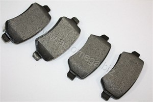 Bremseklosser sett, Bakaksel, OPEL,VAUXHALL, 1605122, 1605128, 1605995, 93179164, 93188727, 95507655