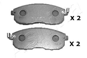 Bremseklosser sett, Framaksel, NISSAN JUKE, TIIDA Halvkombi, TIIDA Sedan, 410605Y790, 410609J425, 41060AM892, 41060AX086, 41060ZB590, 41