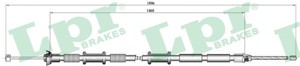 Kabel, parkeringsbremse, Bak, Høyre, FIAT DOBLO Minibus, minivan, 46835328