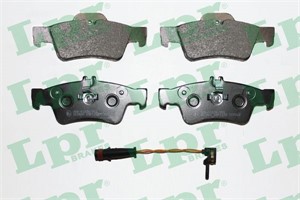 Bremseklosser sett, Bakaksel, MERCEDES-BENZ, 00034205120