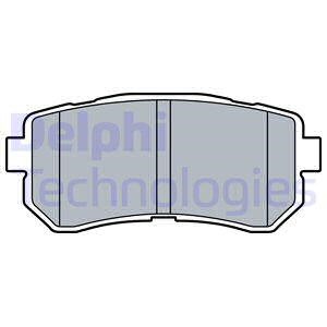 Bremseklosser sett, Bakaksel, HYUNDAI i20 I, 583021JA31