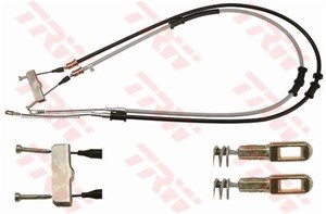 Kabel, parkeringsbremse, Bak, Bakre venstre, Høyre bak, Høyre, Venstre, OPEL COMBO Skåp/stor limousine, 5 22 000, 5 22 618, 90447335, 91