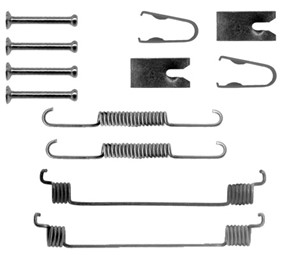 Tilbehørsett, bremsesko, Bakaksel, FIAT BRAVA, BRAVO I, IDEA, MAREA, MAREA Weekend, LANCIA MUSA, 7550789
