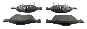 Bremseklosser sett, Framaksel, DAIHATSU CHARADE VIII, TOYOTA YARIS, YARIS / VIOS Sedan, YARIS Skåp/halvkombi, 04465-0D050, 044650D050000