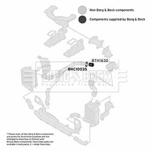 Ladeluftslange, Bak, Senter, Øvre, AUDI, 059145737A, 059145834C, 059145834D