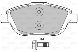 Bremseklosser sett, Framaksel, CITROËN C3 III, C3 PICASSO, C4 CACTUS, DS3, DS3 Cabriolet, 1607083180, 425431, 4254-31