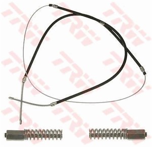 Kabel, parkeringsbremse, Bak, Bakre venstre, Høyre bak, Høyre, Venstre, CITROËN,FIAT,PEUGEOT, 4450938, 4745 N2, 4834 76, ZF 044 509 38,
