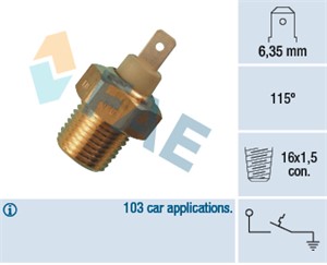 Temperaturbryter, kjøling, FIAT,LANCIA,SEAT, 1450292, 19397 T, 4141538, 4149117, 4163888, 4169122, 4185217, 4189508, 4334613, 4414779, 4