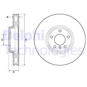 Bremseskive, Framaksel, Venstre, BMW, 3411 6785 669