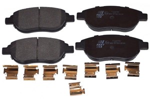 Bremseklosser sett, Framaksel, CITROËN,FIAT,LANCIA,PEUGEOT, 16 111 407 80, 16 111 409 80, 1611140780, 1611140980, 42.5222, 42.5235, 42.5