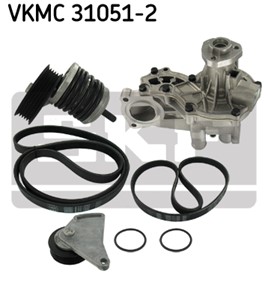 Vannpumpe + kileremsett, VW PASSAT B5, PASSAT B5 Variant, 026 121 010 C, 026 121 010 F, 026 121 010, 028 145 278 J, 028 903 137 AR, 028