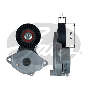 Strammerull, kilerem med ribber, TOYOTA VERSO S, 16620-47030