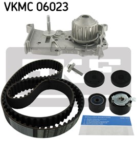Vannpumpe + registerreimssett, RENAULT CLIO III, CLIO Grandtour III, TWINGO II, WIND, 13 07 002 38R, 13070-00QAA, 16806-00Q0H, 16806-00Q