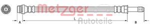 Bremseslange, Bak, Høyre, Venstre, Ved bremsekaliper, FORD GALAXY II, MONDEO IV, MONDEO Sedan IV, MONDEO Turnier IV, S-MAX, 1671646, 6G9