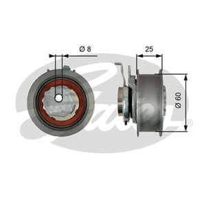 Strammerull, tannrem, SKODA,VW, 04C 109 479 G, 04C 109 479 H, 04C 109 479 J, 04C 109 479 K, 04E 109 479 A, 04E 109 479 B, 04E 109 479 C,