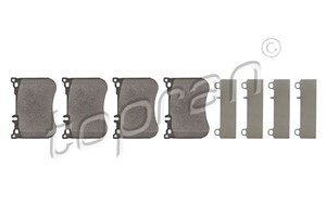 Bremseklosser sett, Framaksel, MERCEDES-BENZ S-KLASS [W222, V222, X222], 006 420 88 20, 007 420 33 20, 008 420 02 20, A006 420 88 20, A0