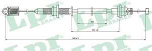 Gasskabel, DACIA LOGAN, 6001546868, 8200215959