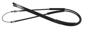 Kabel, parkeringsbremse, Bak, Senter, FIAT CINQUECENTO, 7 684 513, 7 845 13