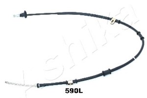 Kabel, parkeringsbremse, Bakre venstre, MITSUBISHI LANCER IV, LANCER V, LANCER Halvkombi IV, MB520341, MB520641