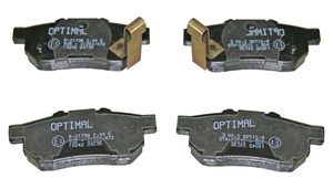 Bremseklosser sett, Bak, HONDA, 06430SAAE50, 43022SAAE51, 43022SO4E01, 43022SO4E03
