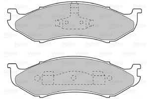 Bremseklosser sett, Framaksel, JEEP CHEROKEE, COMANCHE, GRAND CHEROKEE I, GRAND CHEROKEE II, WRANGLER I, WRANGLER II, 4713 175, 4713175,