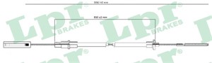 Kabel, clutchbetjening, VW GOLF II, JETTA II, 191721335J, 191721335R