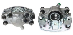 Bremsecaliper, Framaksel, Venstre, Bak akselen, MERCEDES-BENZ, 204 421 09 81, 204 421 35 81