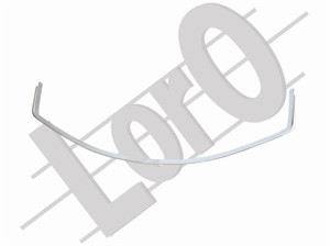 Pynte- / vernelist, radiatorgitter, Foran, Nede, OPEL ASTRA H, 13 22 245, 1322245, 13238599