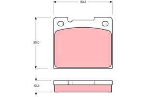 Bremseklosser sett, Bakaksel, VOLVO, 2701647, 270166, 270196, 270924, 271336, 2713360, 271430, 271586, 271668, 271702, 271959, 272531, 2