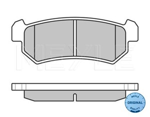 Bremseklosser sett, Bakaksel, CHEVROLET,DAEWOO,SUZUKI, 55500-85Z00, 96405131