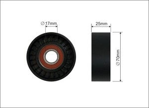 Strammerull, kilerem med ribber, CHRYSLER VOYAGER IV, DODGE CARAVAN, JEEP CHEROKEE, WRANGLER II, 0 4861 277AB, 0 4861 277AD, 04861277AB,