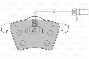Bremseklosser sett, Framaksel, FORD,SEAT,VW, 7D0698151A